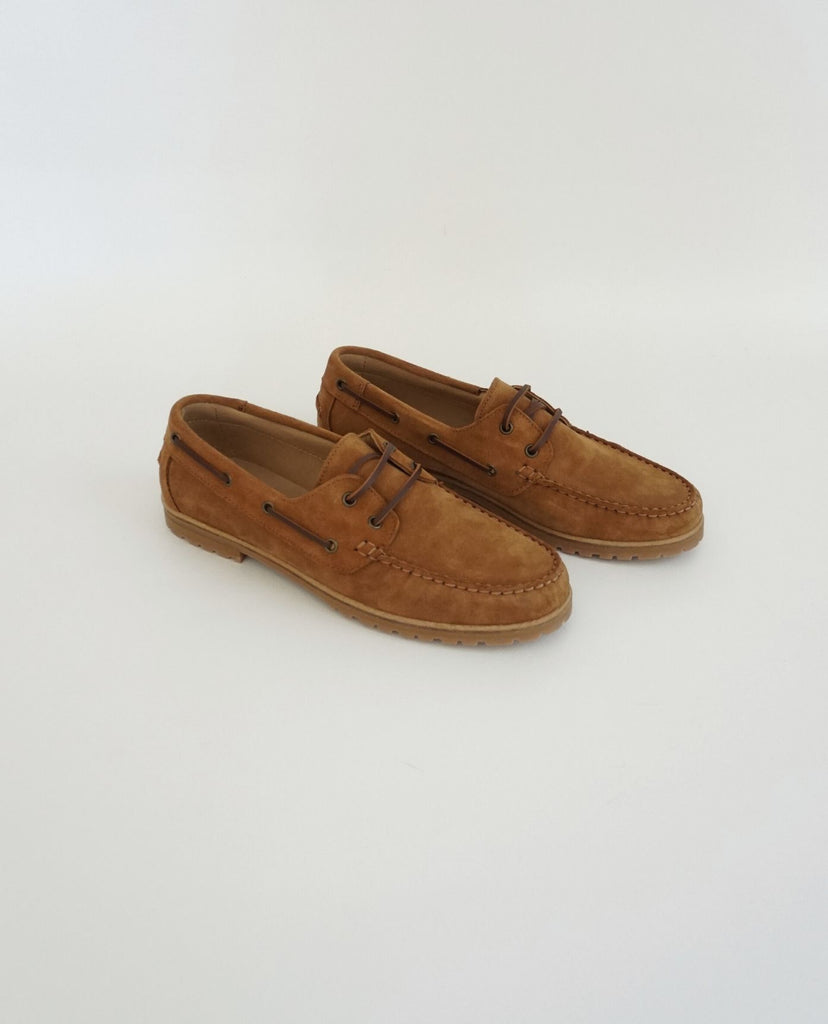 Tan Winter Boat Shoes