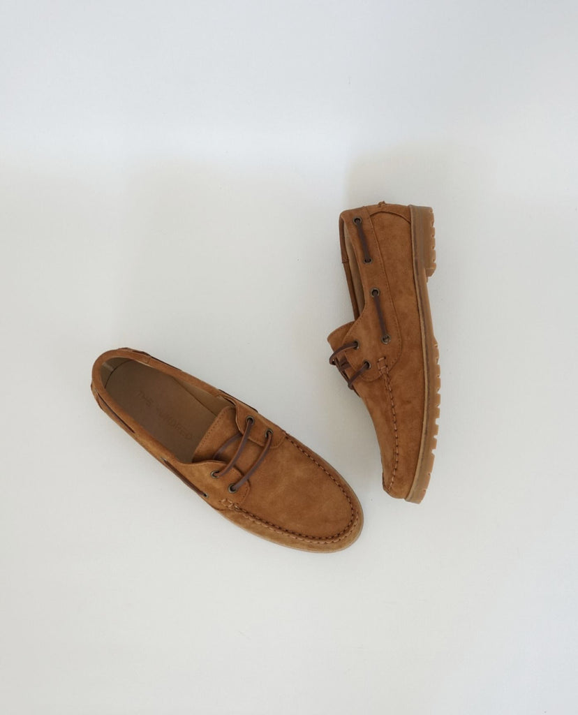 Tan Winter Boat Shoes