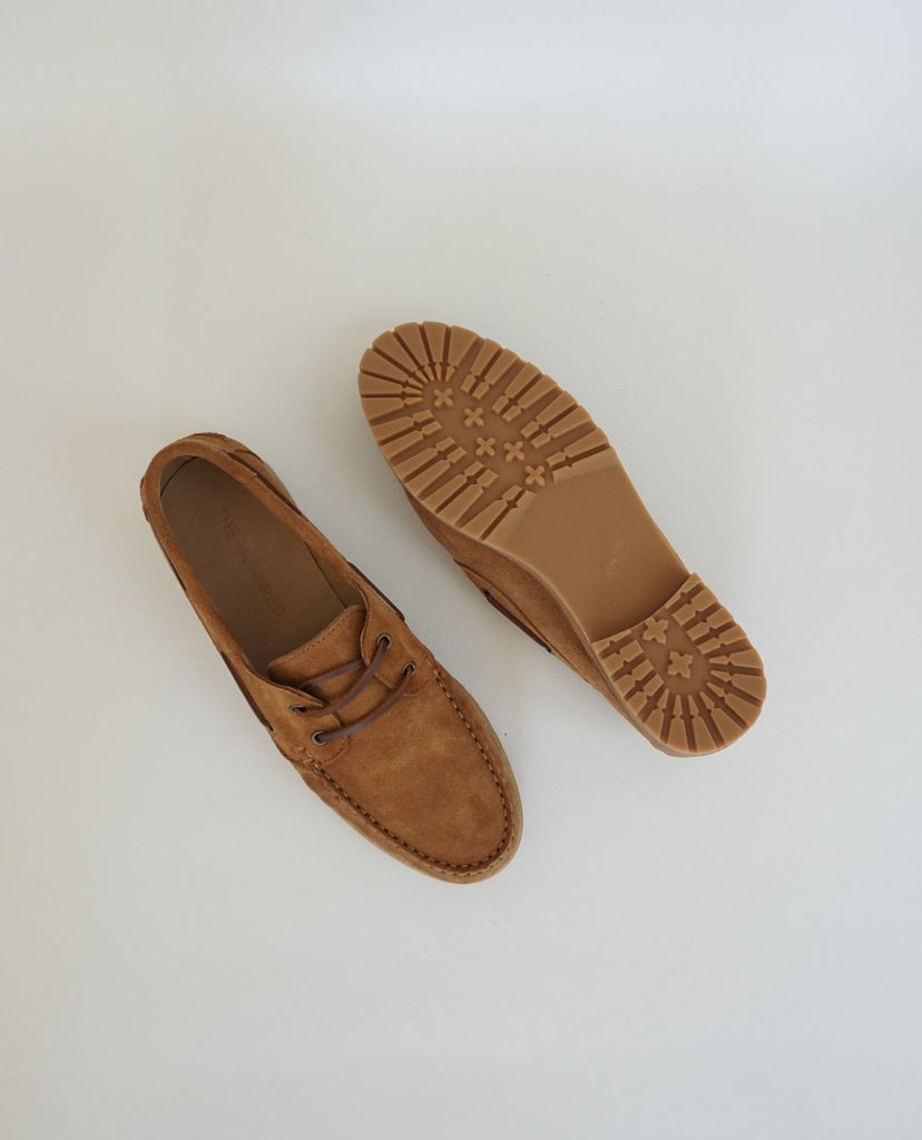 Tan Winter Boat Shoes