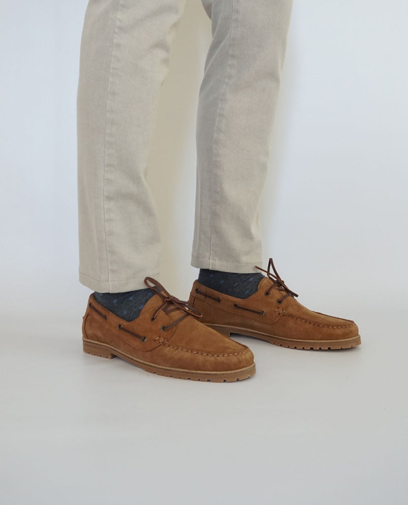 Tan Winter Boat Shoes