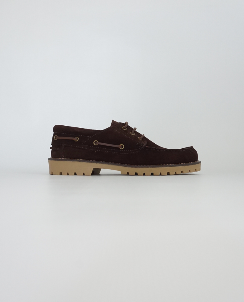 Brown Suede Winter Boat Shoes