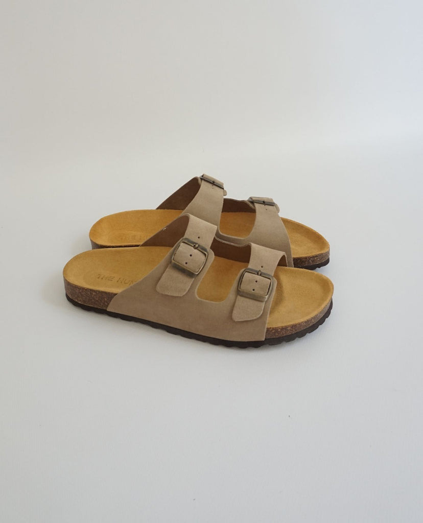 Stone Suede Sandal
